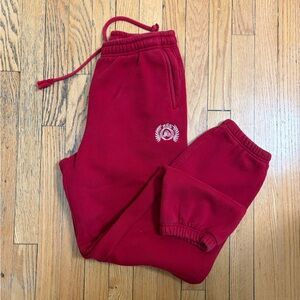 Red Sweatpants